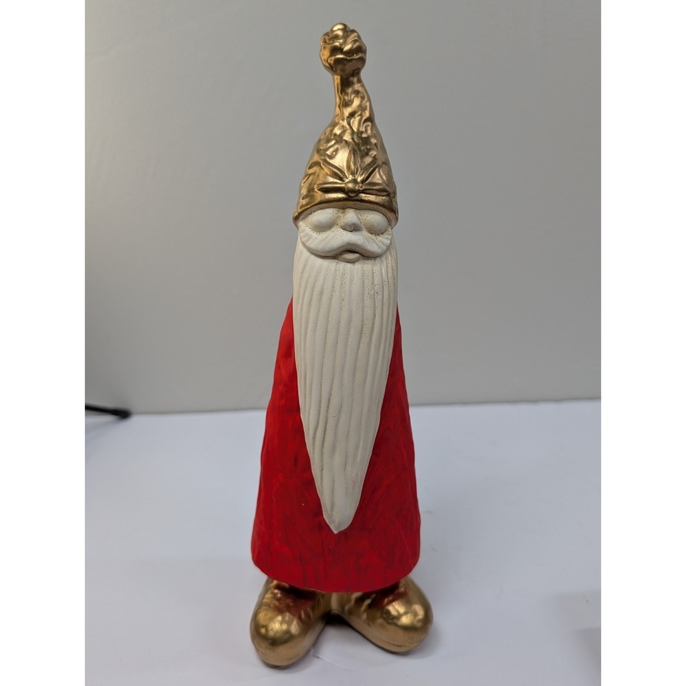 Santa Claus  Slim Gnome Christmas Made In Portugal 9.5 In